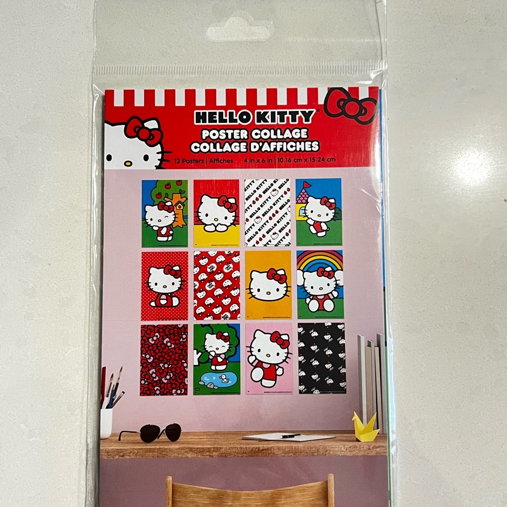 Hello Kitty Colorful Poster Collage Set